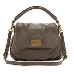 Marc Jacobs Taupe Leather Shoulder Bag